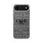 スリムプロテクションケース［ Chell classy - Logotype ］