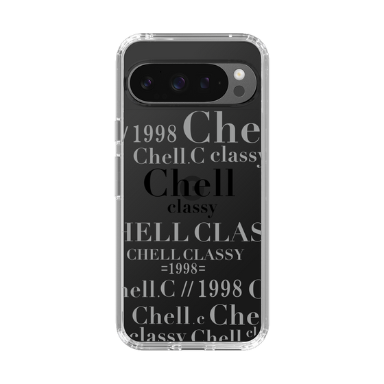 スリムプロテクションケース［ Chell classy - Logotype ］