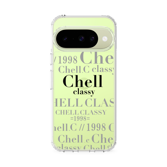 スリムプロテクションケース［ Chell classy - Logotype ］