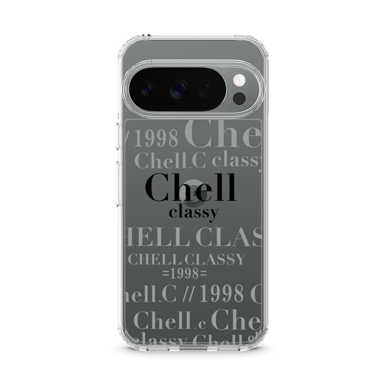 スリムプロテクションケース［ Chell classy - Logotype ］