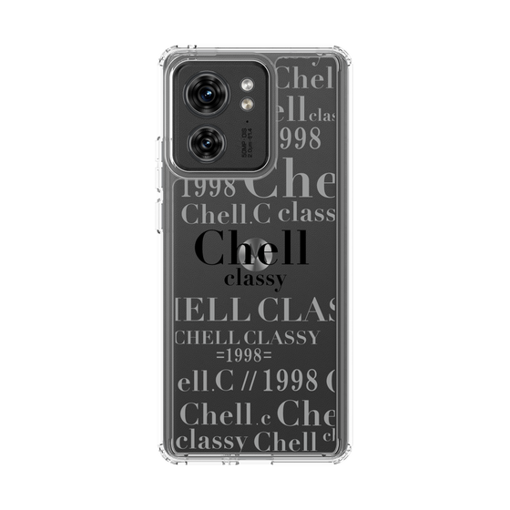 スリムプロテクションケース［ Chell classy - Logotype ］
