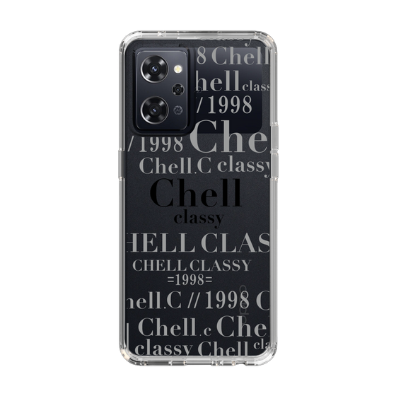 スリムプロテクションケース［ Chell classy - Logotype ］