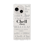 スリムプロテクションケース［ Chell classy - Logotype ］