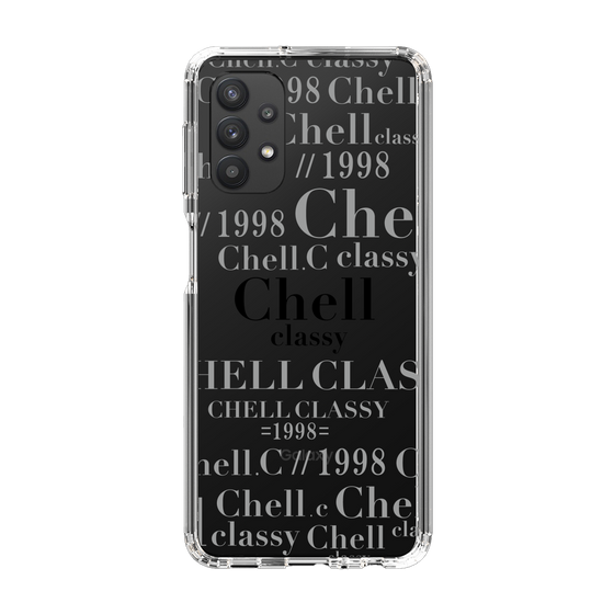 スリムプロテクションケース［ Chell classy - Logotype ］