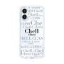 スリムプロテクションケース［ Chell classy - Logotype ］