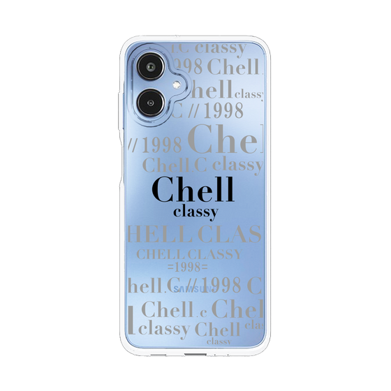 スリムプロテクションケース［ Chell classy - Logotype ］