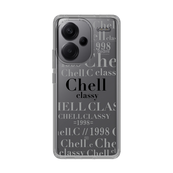 スリムプロテクションケース［ Chell classy - Logotype ］