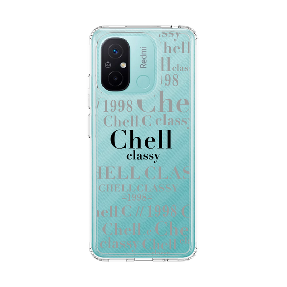 スリムプロテクションケース［ Chell classy - Logotype ］