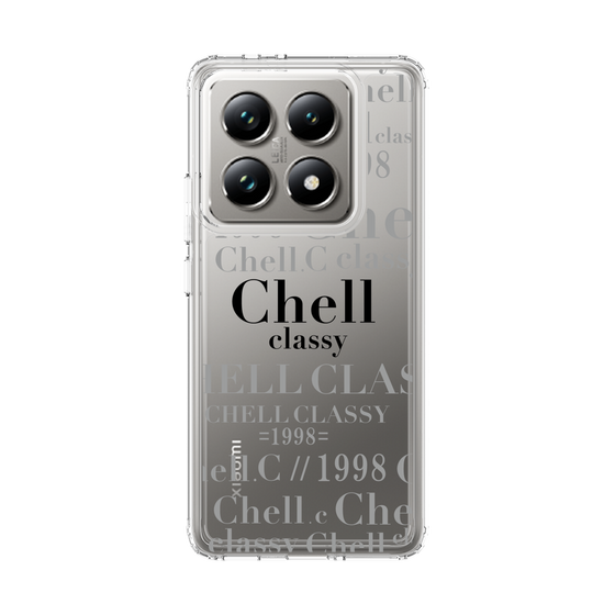 スリムプロテクションケース［ Chell classy - Logotype ］