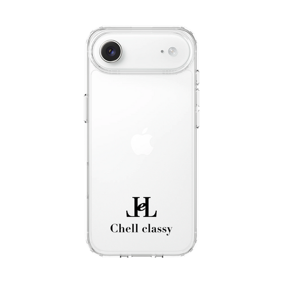 スリムプロテクションケース［ Chell classy - Simple Logo ］