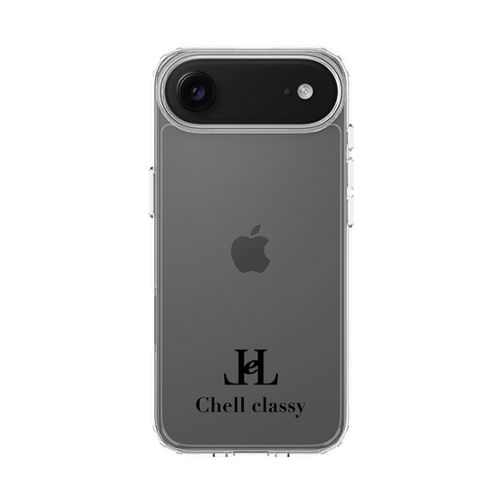スリムプロテクションケース［ Chell classy - Simple Logo ］