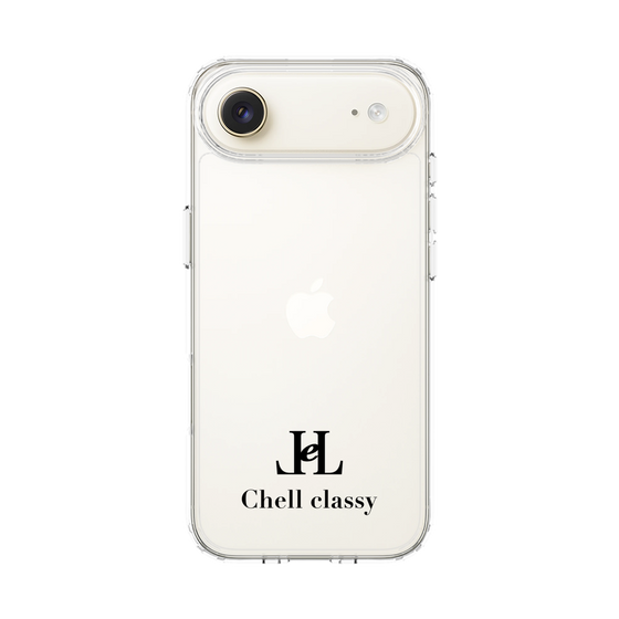 スリムプロテクションケース［ Chell classy - Simple Logo ］