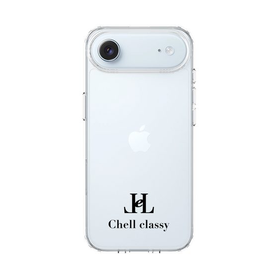 スリムプロテクションケース［ Chell classy - Simple Logo ］