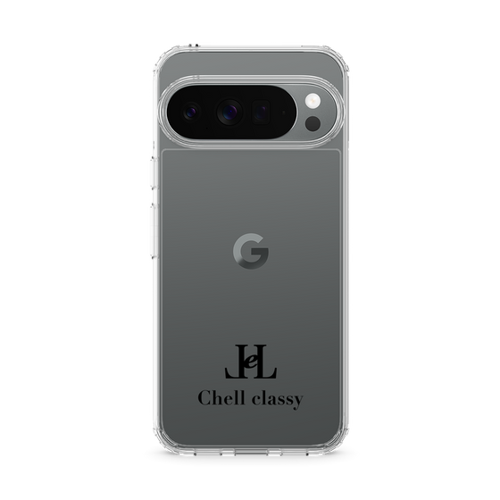 スリムプロテクションケース［ Chell classy - Simple Logo ］