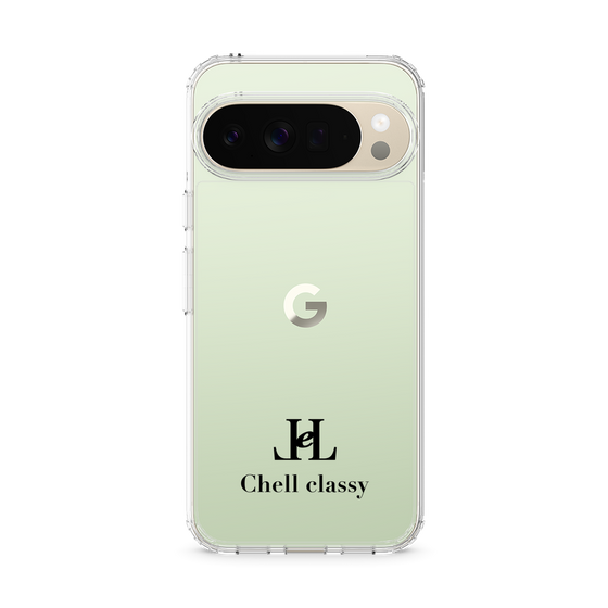 スリムプロテクションケース［ Chell classy - Simple Logo ］