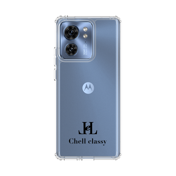 スリムプロテクションケース［ Chell classy - Simple Logo ］