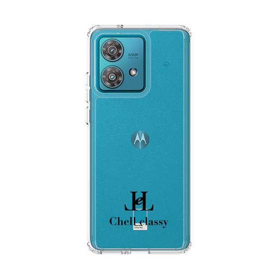 スリムプロテクションケース［ Chell classy - Simple Logo ］