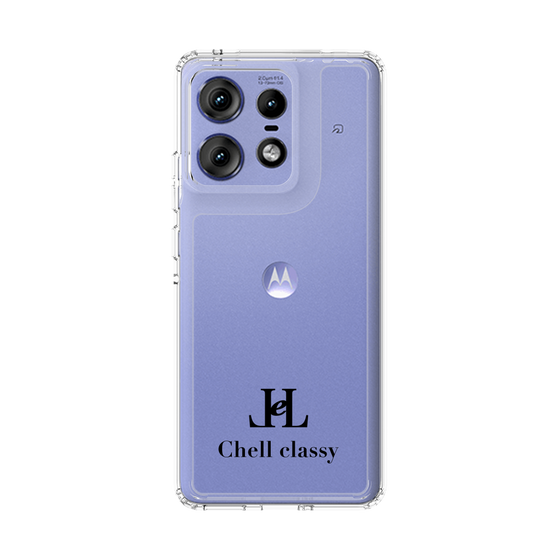 スリムプロテクションケース［ Chell classy - Simple Logo ］