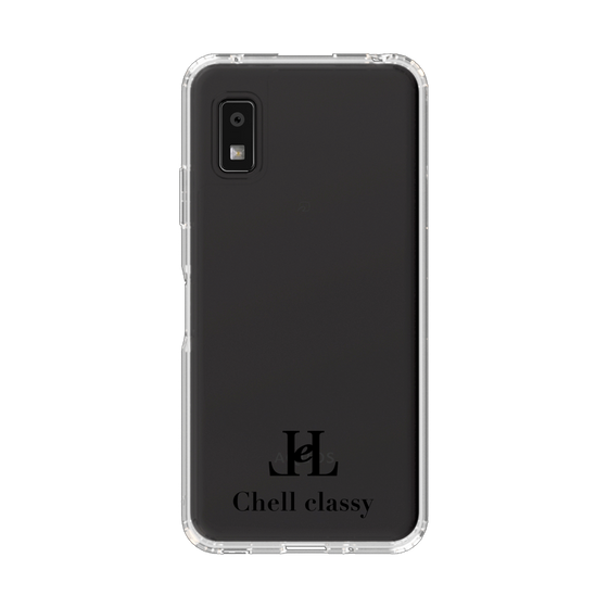 スリムプロテクションケース［ Chell classy - Simple Logo ］