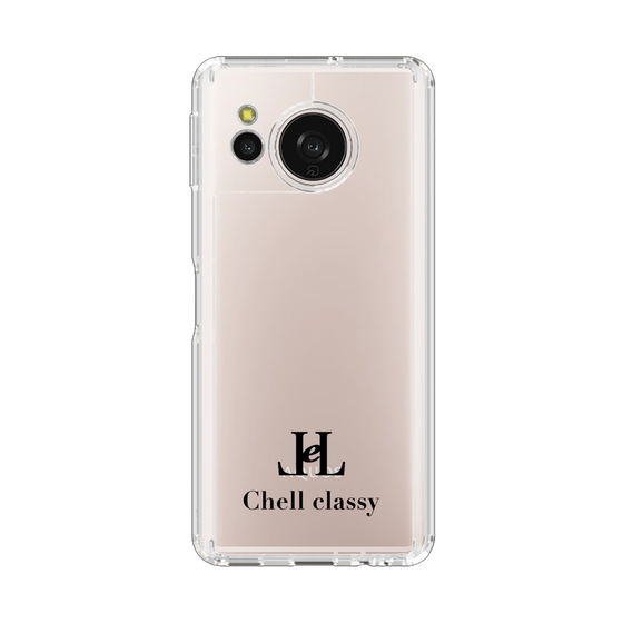 スリムプロテクションケース［ Chell classy - Simple Logo ］
