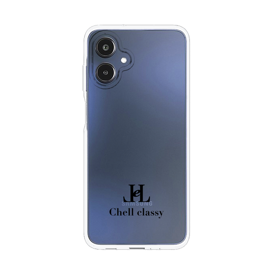 スリムプロテクションケース［ Chell classy - Simple Logo ］