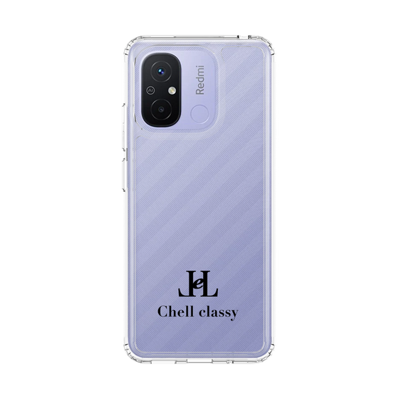 スリムプロテクションケース［ Chell classy - Simple Logo ］
