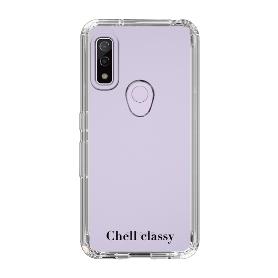 スリムプロテクションケース［ Chell classy - Simple Logotype ］