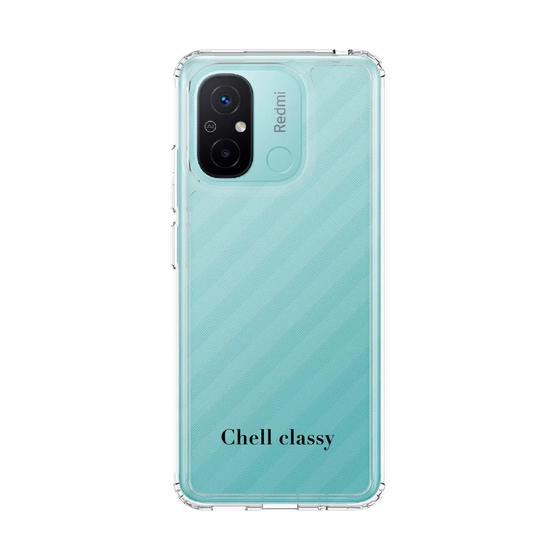 スリムプロテクションケース［ Chell classy - Simple Logotype ］