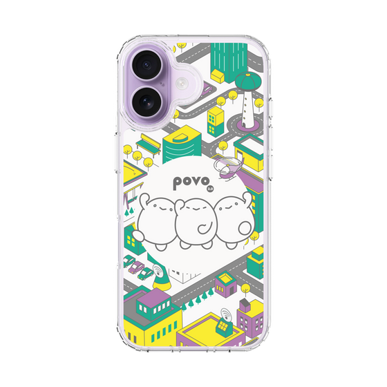 スリムプロテクションケース［ povo - まち ］
