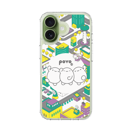 スリムプロテクションケース［ povo - まち ］