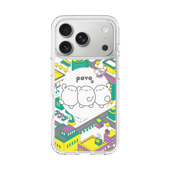 スリムプロテクションケース［ povo - まち ］