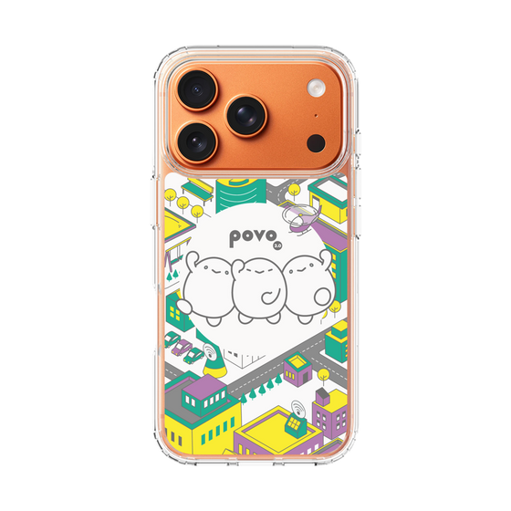 スリムプロテクションケース［ povo - まち ］