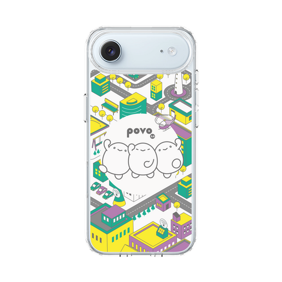 スリムプロテクションケース［ povo - まち ］