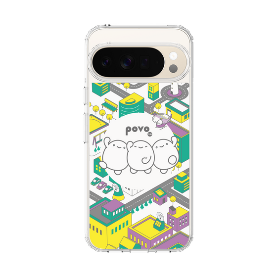 スリムプロテクションケース［ povo - まち ］