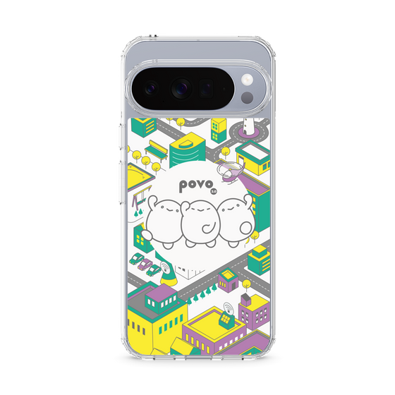 スリムプロテクションケース［ povo - まち ］