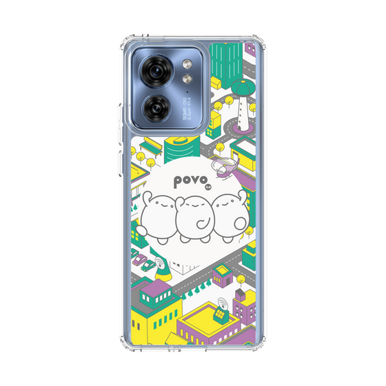 スリムプロテクションケース［ povo - まち ］