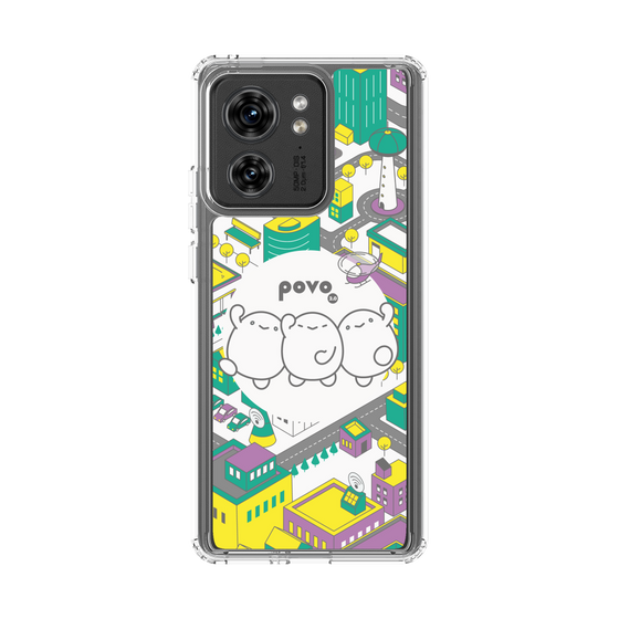 スリムプロテクションケース［ povo - まち ］
