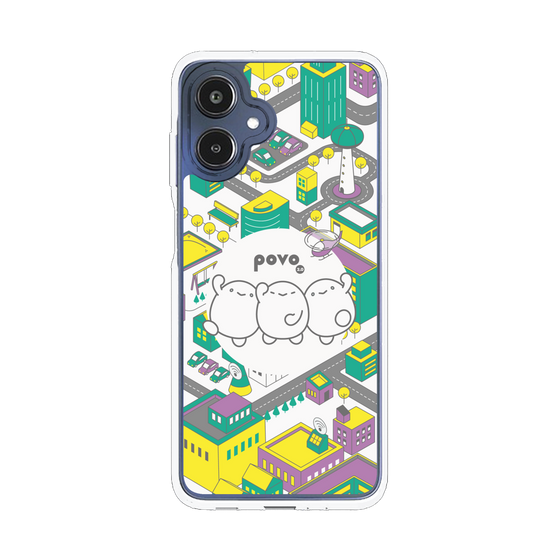 スリムプロテクションケース［ povo - まち ］