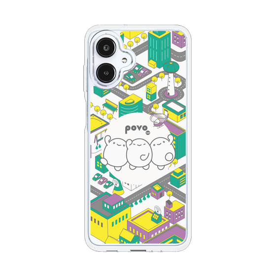 スリムプロテクションケース［ povo - まち ］