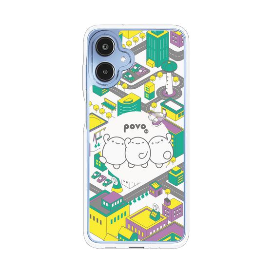 スリムプロテクションケース［ povo - まち ］