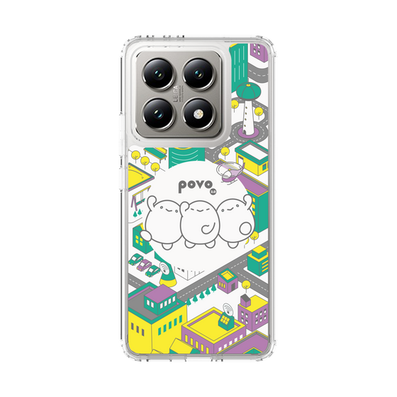 スリムプロテクションケース［ povo - まち ］