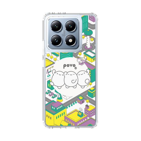 スリムプロテクションケース［ povo - まち ］