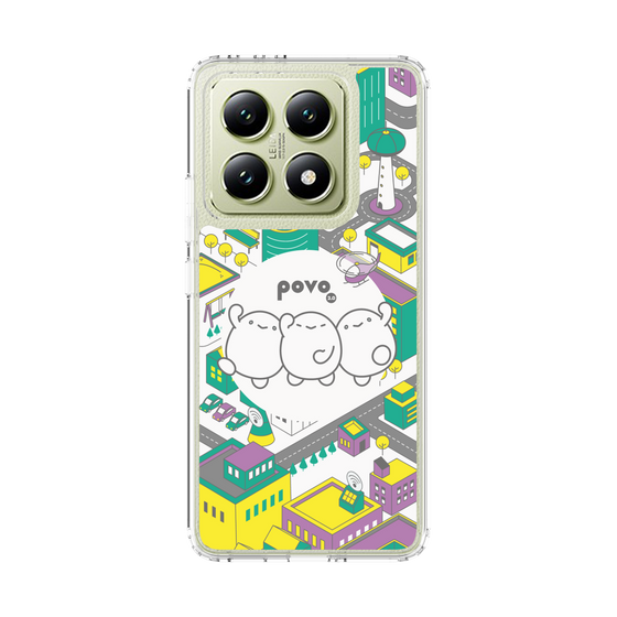 スリムプロテクションケース［ povo - まち ］