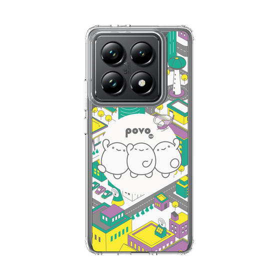 スリムプロテクションケース［ povo - まち ］