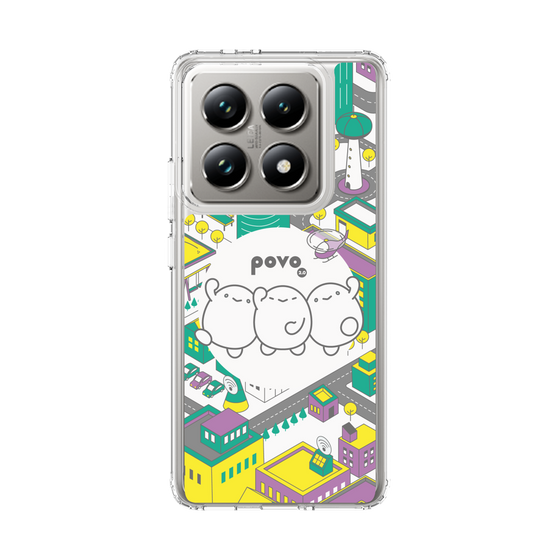 スリムプロテクションケース［ povo - まち ］