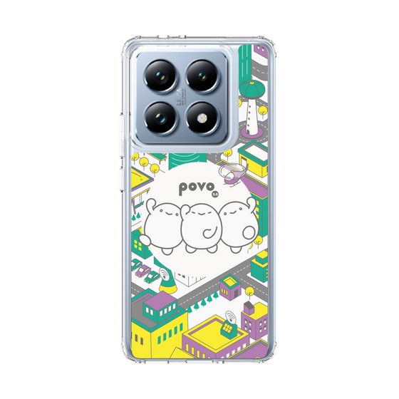 スリムプロテクションケース［ povo - まち ］
