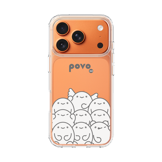 スリムプロテクションケース［ povo - キャラクターズ ］