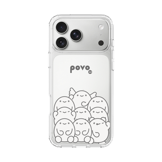 スリムプロテクションケース［ povo - キャラクターズ ］