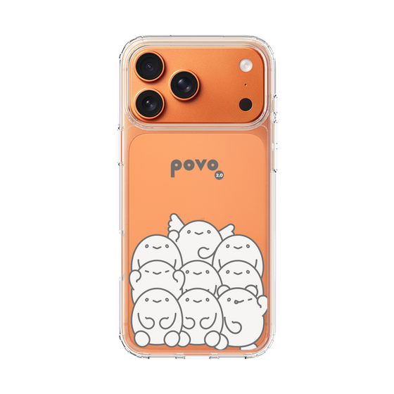 スリムプロテクションケース［ povo - キャラクターズ ］