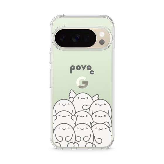 スリムプロテクションケース［ povo - キャラクターズ ］